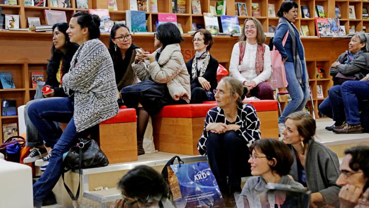 People at the Frankfurt Book Fair 2014 (photo: Frankfurter Buchmesse/A. Heimann)