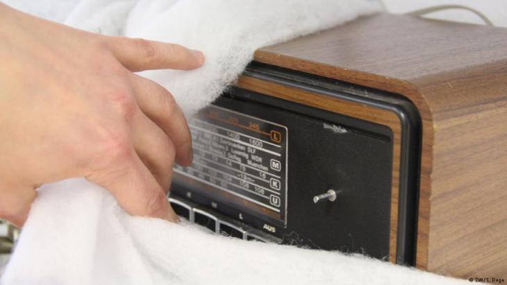 A radio that belonged to a Turkish migrant family (photo: DW/S. Dege)