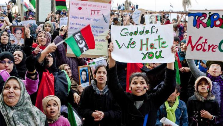 Demonstration in Tripoli (photo: dpa)