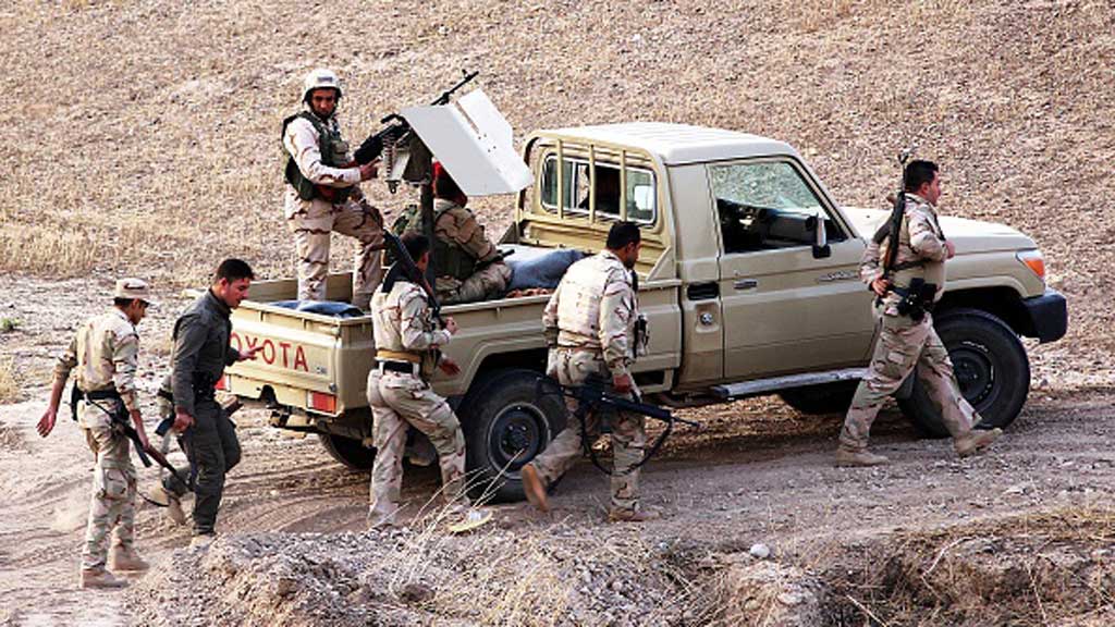 Kurdish pershmerga at Kirkuk in Iraq (photo: Getty Images)