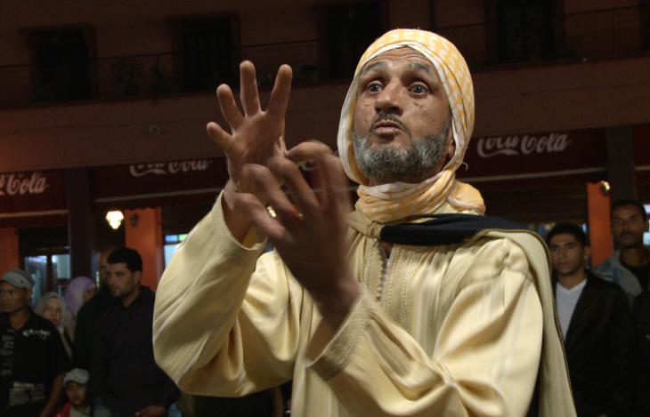 Storyteller Abderrahim El Makkouri (photo: © Thomas Ladenburger)