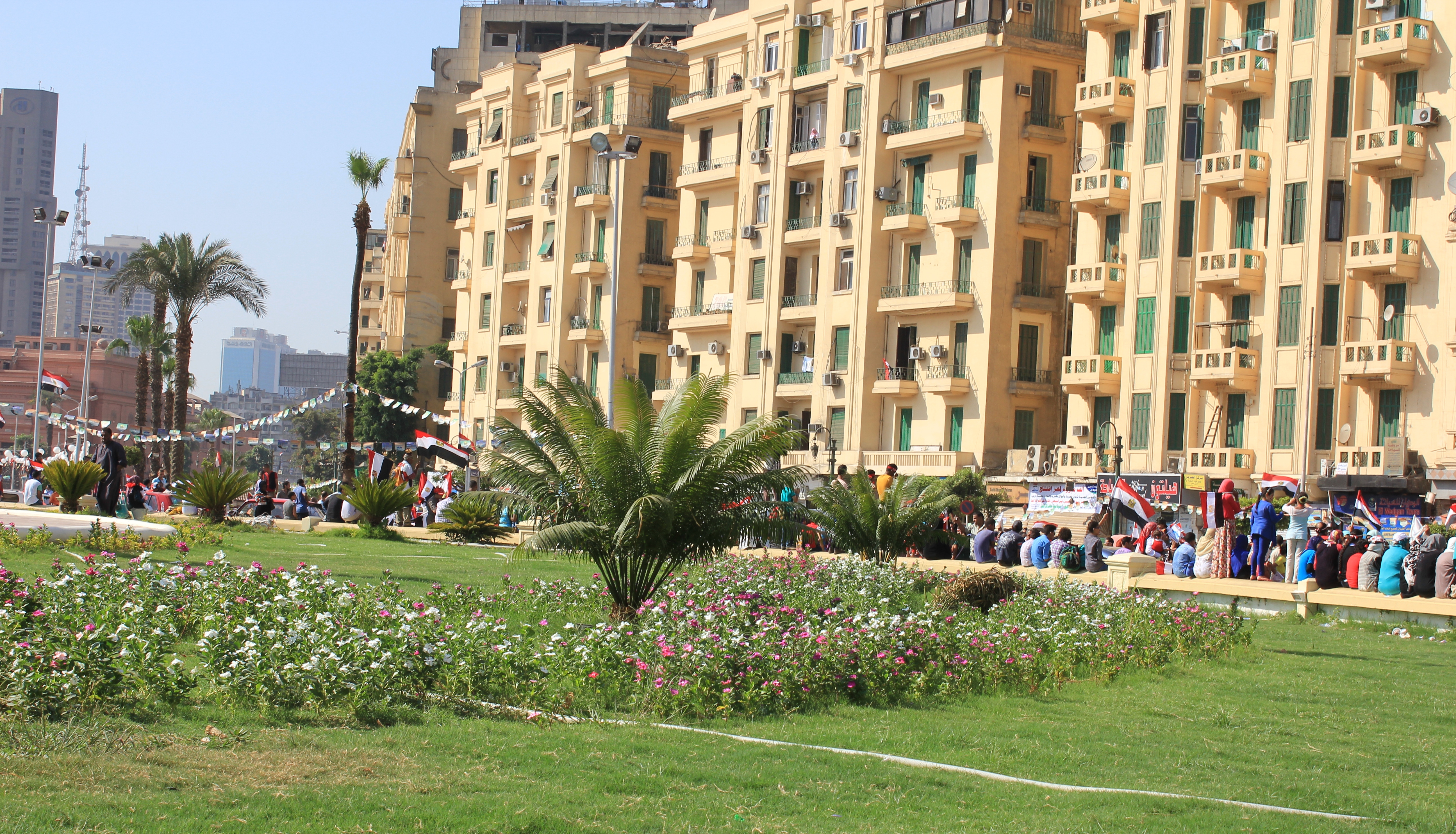 Der Tahrir-Platz im August 2015; Foto: Sofian Philip Naceur