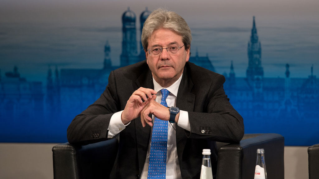 Italiens Außenminister Paolo Gentiloni; Foto: picture-alliance/dpa/S. Hoppe