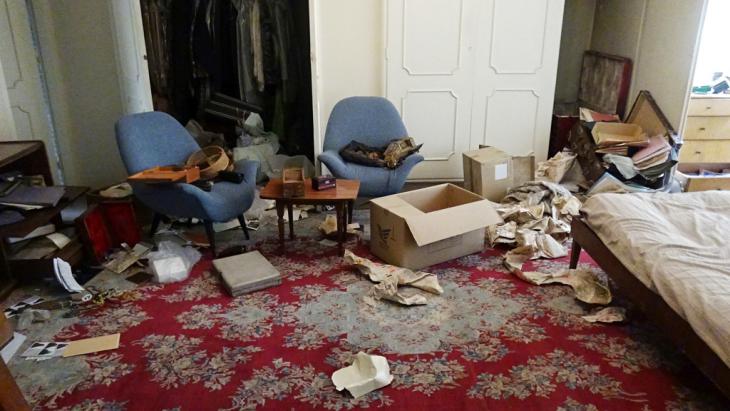 Devastation following the break-in in Tehran (photo: private)