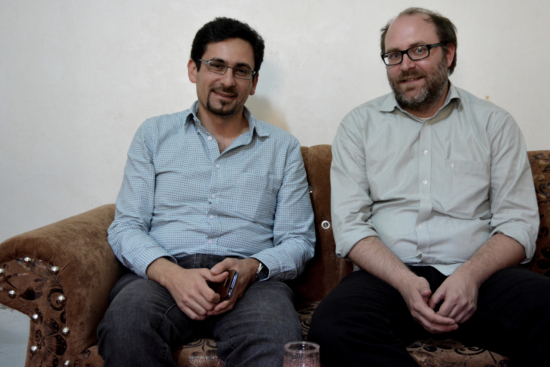 André Bank (r.) und Yazan Doughan; Foto: Jannis Hagmann