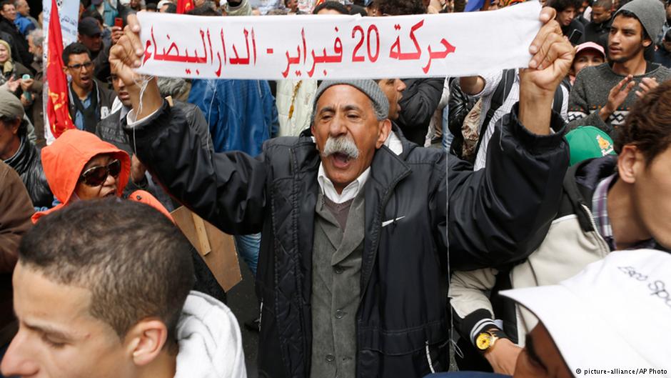  Protest der "Bewegung des 20. Februar" 