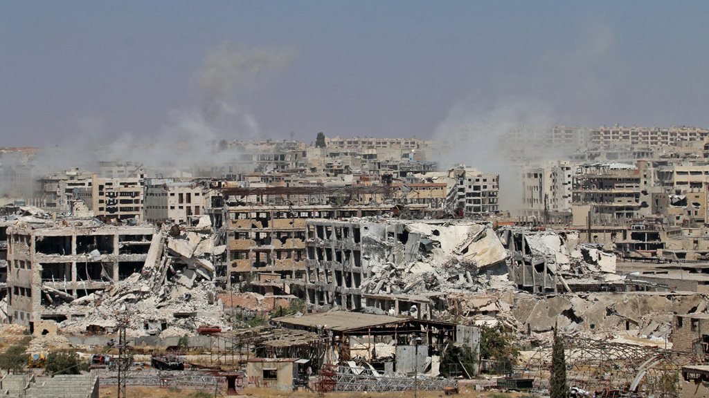 Zerstörtes Aleppo; Foto: Getty Images/AFP/G. Ourfalian