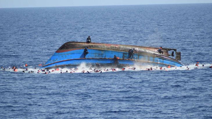 Refugees on the Mediterranean (photo: Reuters/Marina Militare)