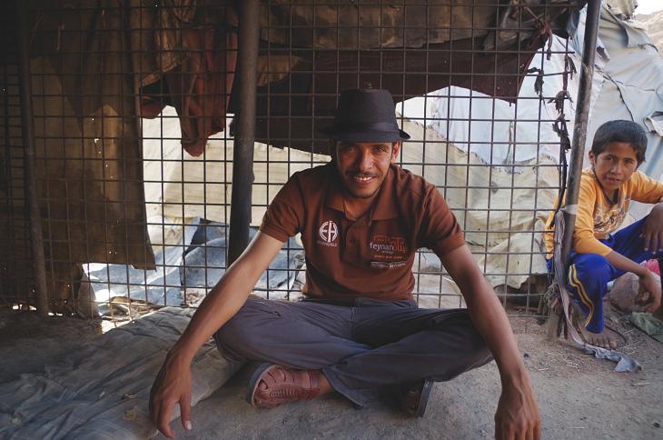 Suleiman Hassaseen, one of the lodge′s some 20 employees (photo: Claudia Mende)