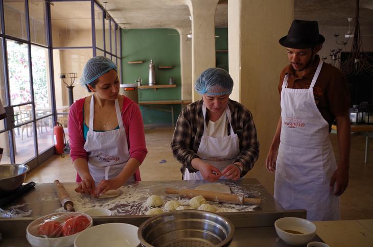 Introduction to traditional Jordanian cuisine (photo: Claudia Mende)