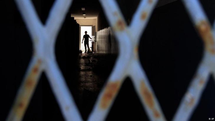 Abu Salim prison in Tripoli in August 2011 (photo: AP)