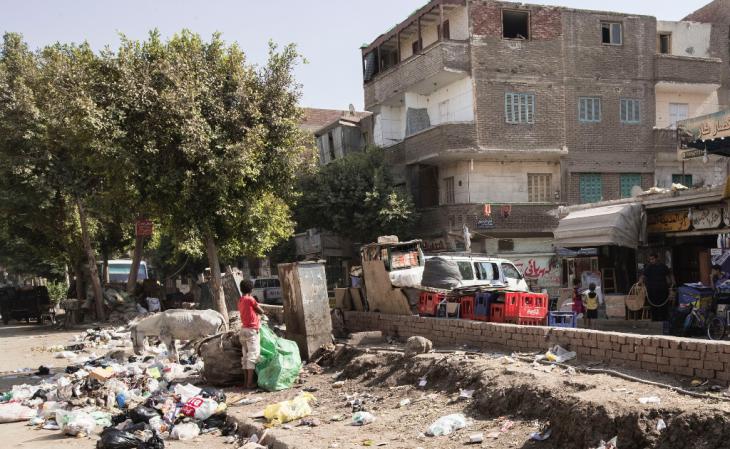 An impoverished suburb on the outskirts of Cairo. One in four residents must survive on less than two dollars a day (photo: Flemming Weiss-Andersen)