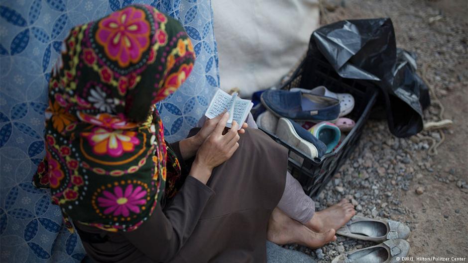 Farida aus Afghanistan im griechischen Flüchtlingslager in Ritsona bei Athen am 6.06.2016; Foto: DW/J. Hilton/Pulitzer-Center