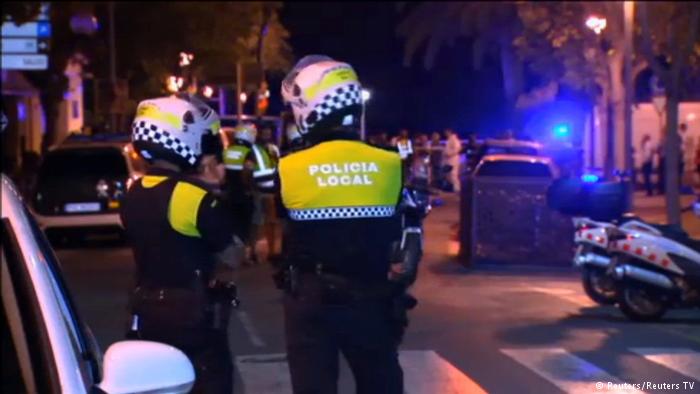 Vier Terroristen sind in Cambrils erschossen. Foto: Reuters/Reuters TV