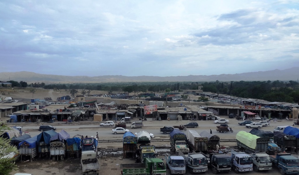 Blick über die Stadt Khost; Foto: Emran Feroz 