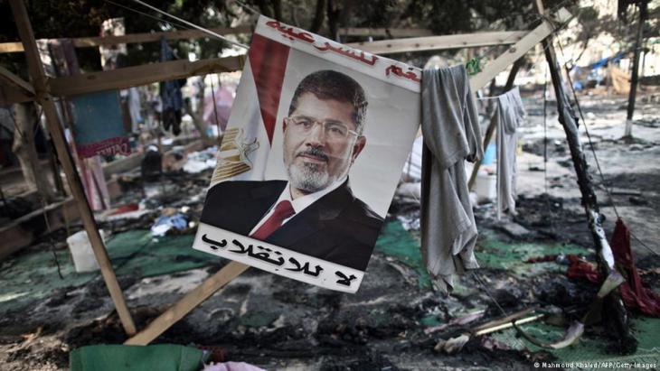 Cairo′s Rabaa al Adawiyya Square following the military′s storming of the camp on 15 August 2013 (photo: AFP/Getty Images)