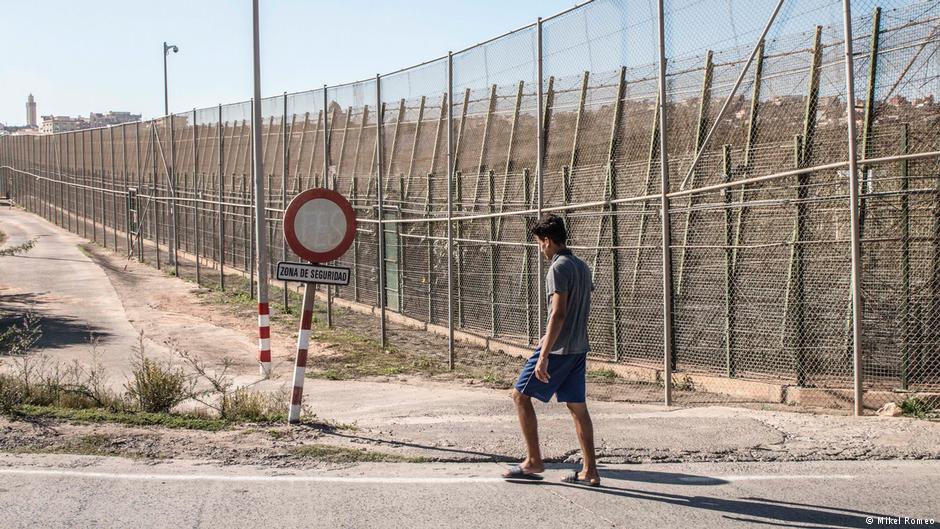 Grenzzaun in Melilla; Foto: Mikel Romeo