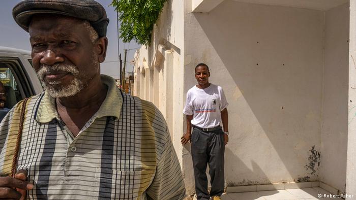 Portrait of Messaoud Boubacar and former slave Matallah