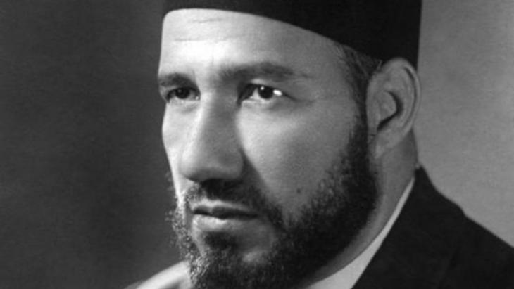 Hassan al-Banna, founding father of Egypt′s Muslim Brotherhood (source: bbc/Archiv)