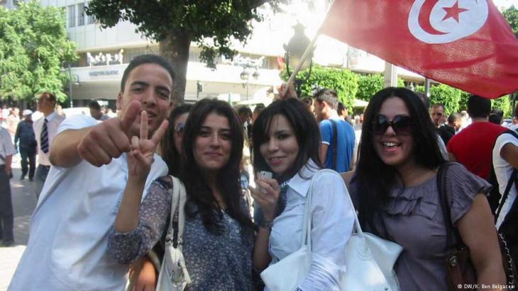 Tunisian young people (photo: DW)