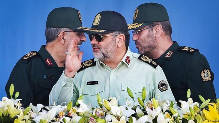 Representatives of the Revolutionary Guard in Tehran (photo: Tasnim)