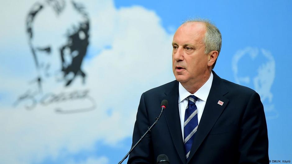 Muharrem İnce, Kandidat der größten Oppositionspartei CHP; Foto: 