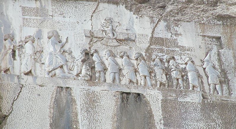 Behistun Inscription, Mount Behistun, Kermanshah Province, Iran; Foto: Wikipedia