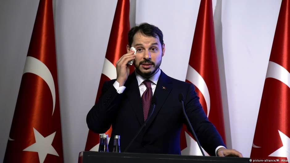 Der türkische Finanzminister Berat Albayrak; Foto: picture-alliance