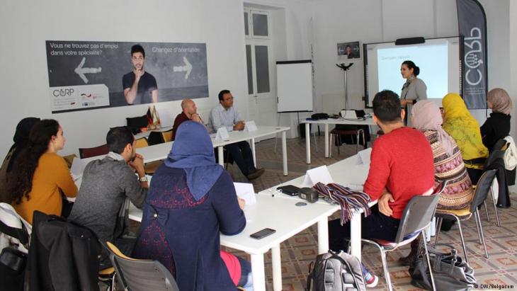 Youth training programme in Tunisia (photo: DW)