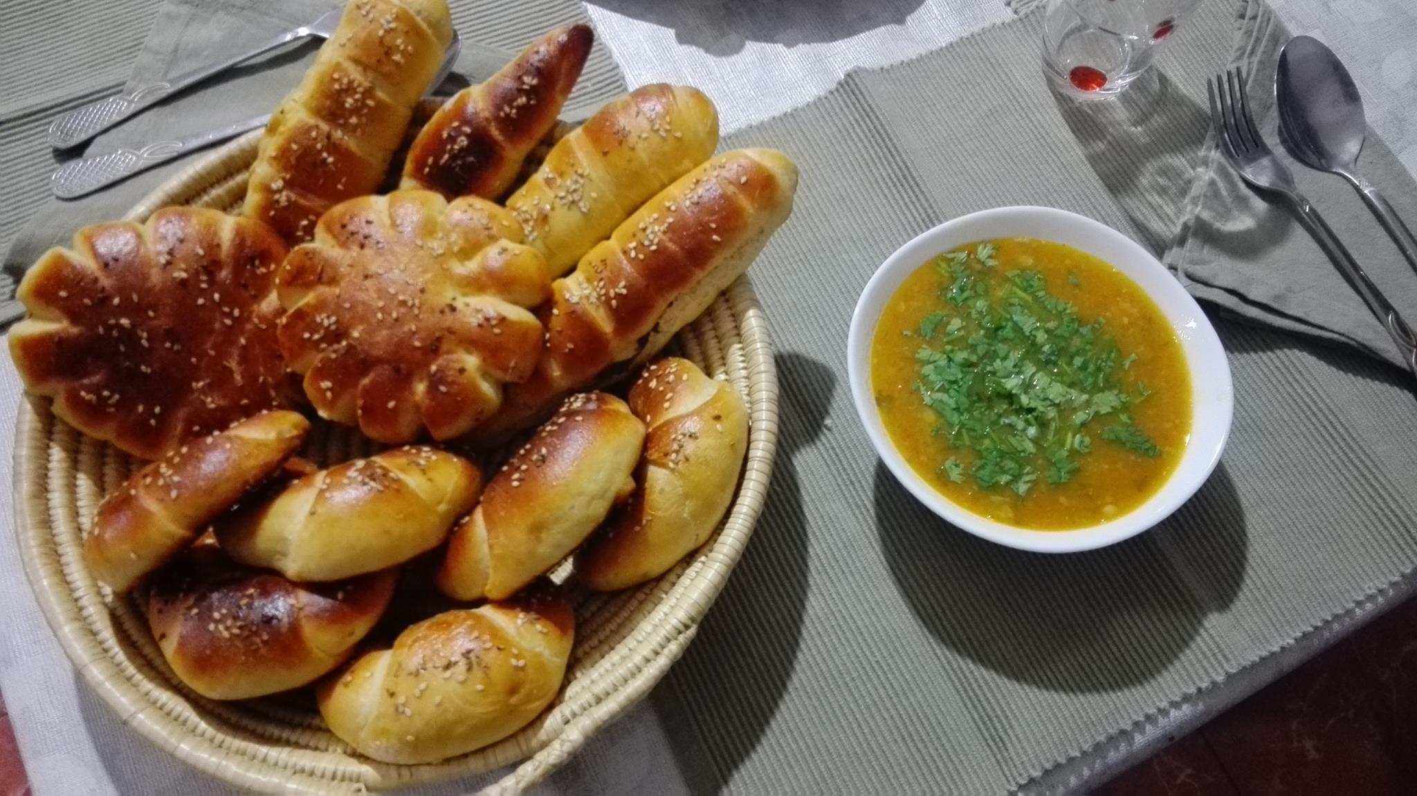 Algerian breakfast (source: Facebook; Drifa Mezenner)