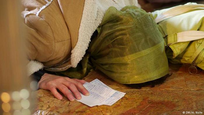 The Stone of Anointing (photo: DW/H. Nolte)