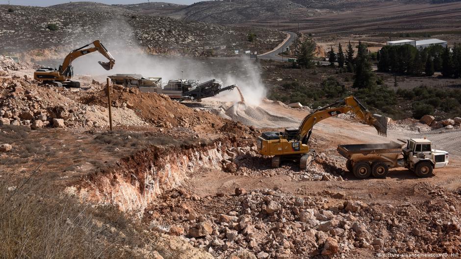 HIsraelischer Siedlungsbau Shiloh in der Westbank am 17. November 2016; Foto: picture-alliance/newscom/D. Hill