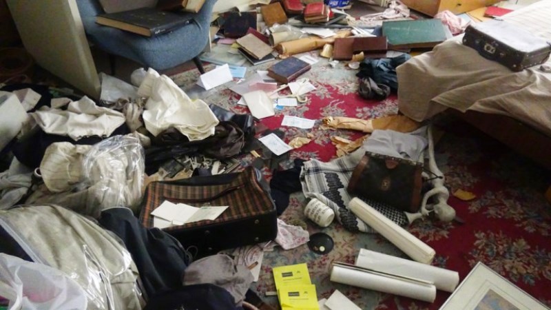 Einbruch in die Wohnung Forouhars in Teheran; Foto: Parastou Forouhar/Iranjournal