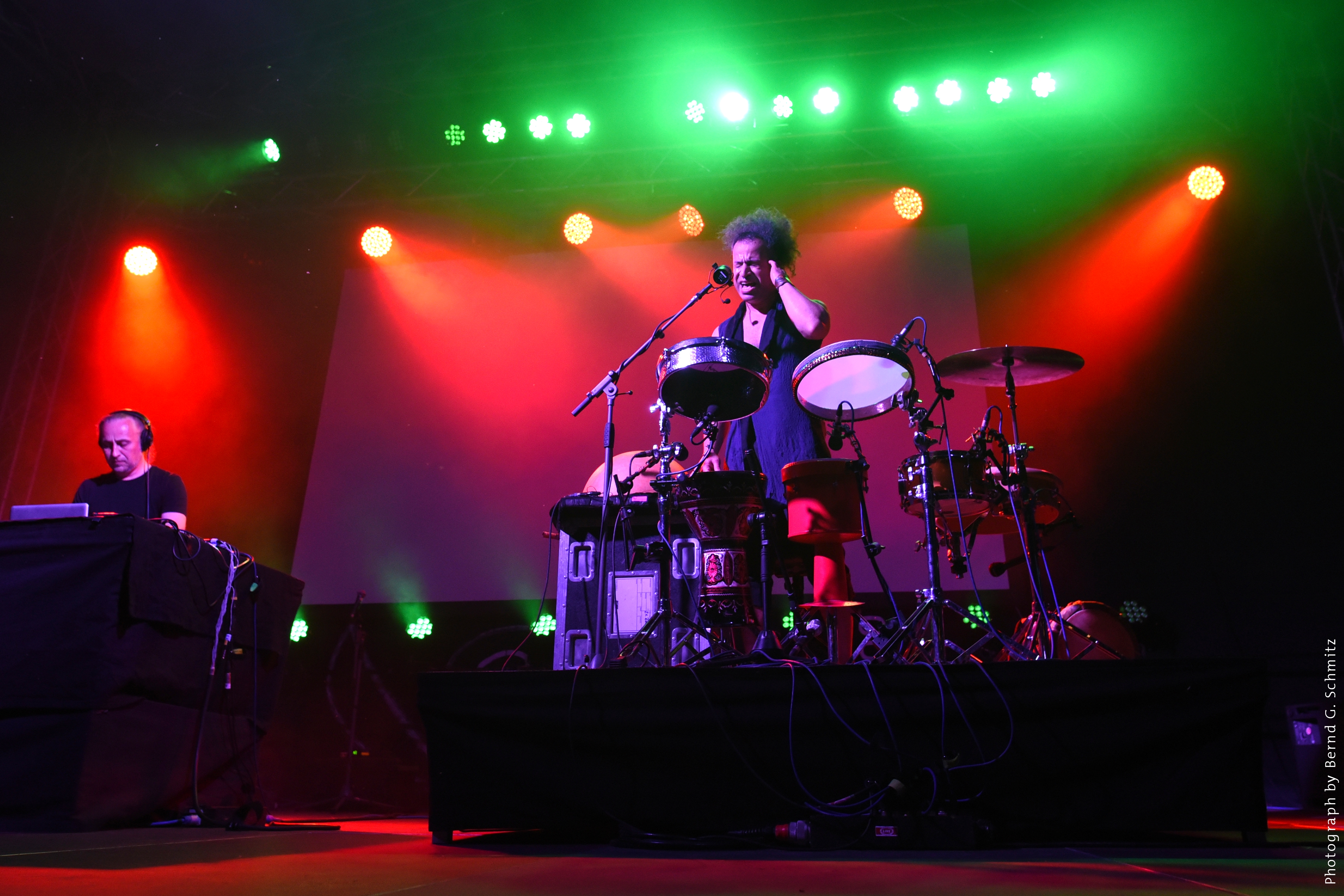 Iranian musician Habib Meftah performs at the Rudolstadt music festival on 5 July 2019 (photo: Bernd G. Schmitz)