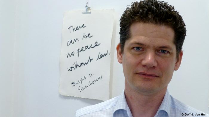 International criminal lawyer Lars Berster, Cologne University (photo: DW/M. von-Heim)