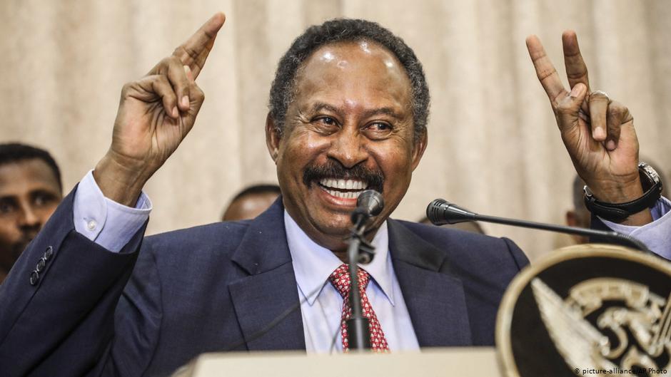 Sudan's new Prime Minister Abdalla Hamdok speaks during press conference in Khartoum, Sudan, Wednesday, 21 August 2019 (photo: picture-alliance/AP Photo)