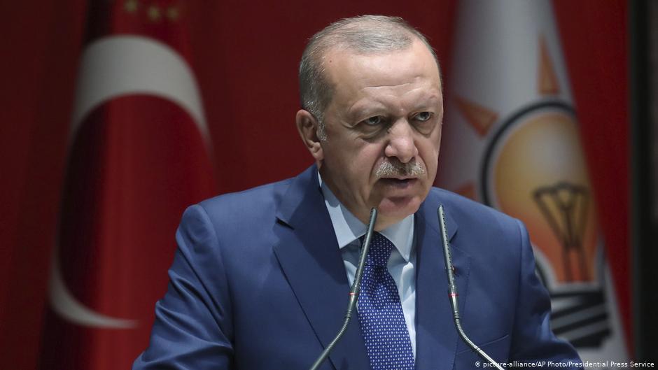 Der türkische Präsident Recep Tayyip Erdoğan; Foto: picture-alliance/AP