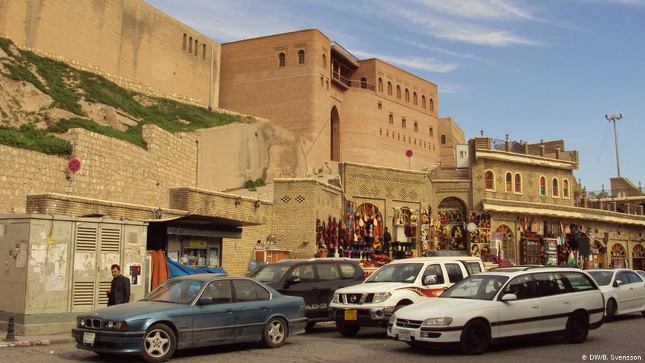 View of the citadel of Erbil (photo: Birgit Svensson/DW)