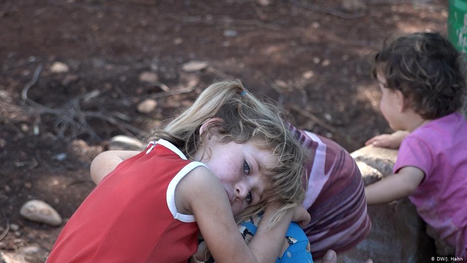 Syrian refugee children from Idlib (photo: DW)