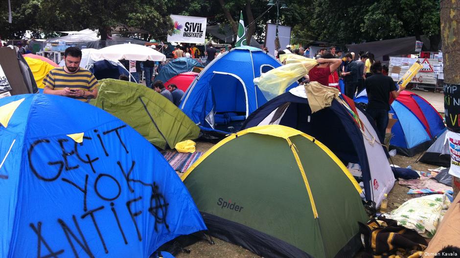 Protests in Gezi Park in the summer of 2013 (photo: Osman Kavala)