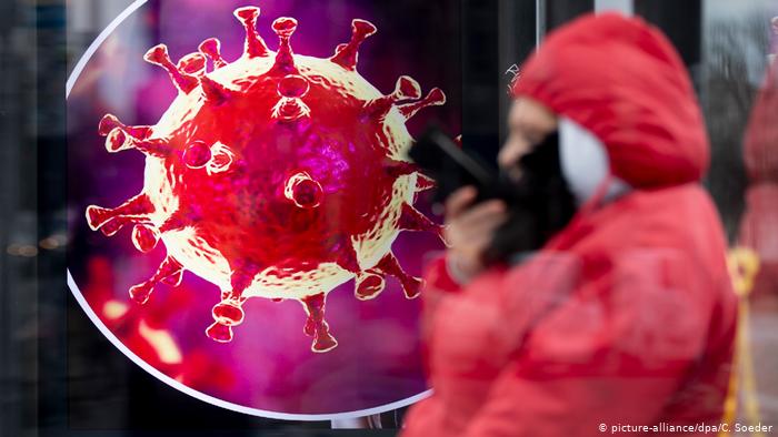 Symbolic image of coronavirus (photo: DW)