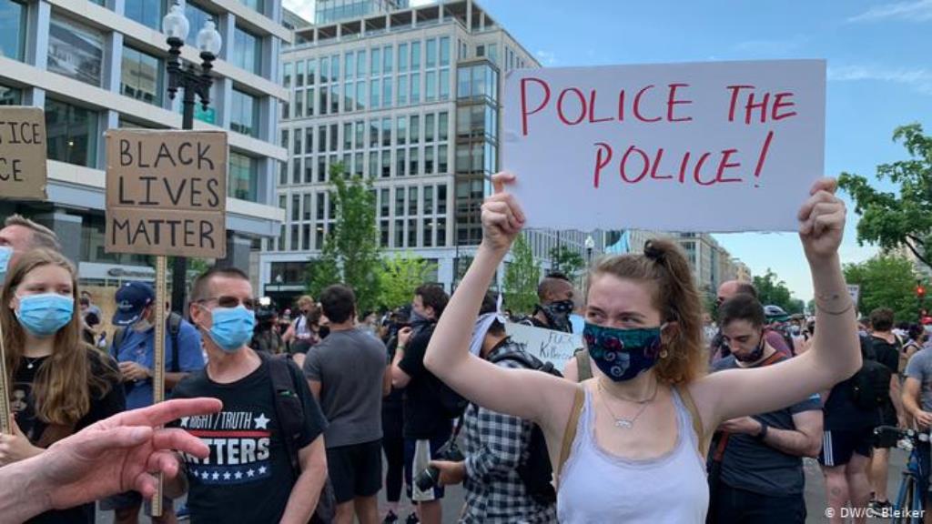 USA Proteste zum Tod von George Floyd (DW/C. Bleiker)