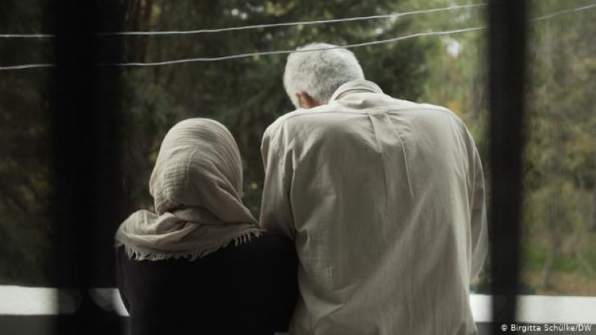 Eman und Mohammed F. (Namen geändert), Zeugen und Opfer des Sarin-Angriffs auf Ghouta. Foto: Birgitta Schulke