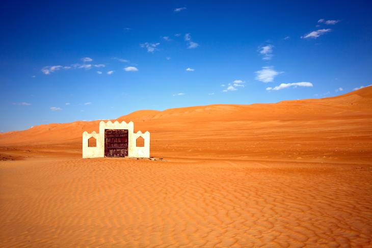 Die Region Wahiba Sands, oder Ramlat al-Wahiba, eine 3-stündige Fahrt von Muscat entfernt. Foto: Pascal Mannaerts