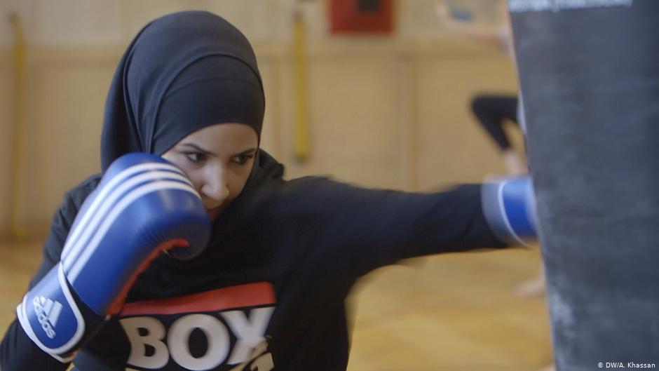 Deutsche Boxerin Zeina Nassar; Foto: DW/A. Khassan