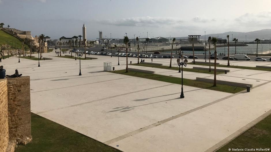 Everything is new at the ferry port of Tangiers, but everything is also at a standstill because of the coronavirus pandemic (photo: Stefanie Claudia Müller/DW)