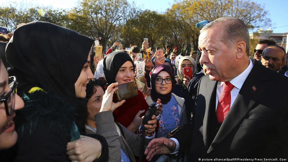 Turkey's President Erdogan visiting Greece, 2017.