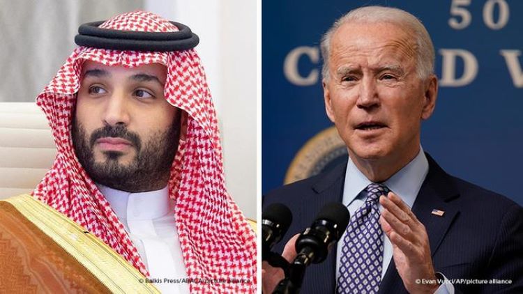 Saudi Arabia's Crown Prince Mohammed bin Salman (photo: Balkis Press/abaca/picture-alliance); U.S. President Joe Biden (photo: Evan VuccliAP/picture-alliance)