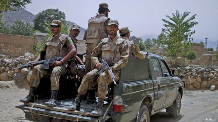 Attacks from all sides: Baswaliha's elder son, Imran khan, was killed by a local "peace committee" at the age of 23. Baswaliha said the anti-Taliban local group killed her son on suspicion of aiding terrorists. Operations by the Pakistani military brought relative peace to the area, but the deteriorating security situation in Afghanistan amid the withdrawal of NATO troops has raised fears of the Taliban's return (photo: dapd)