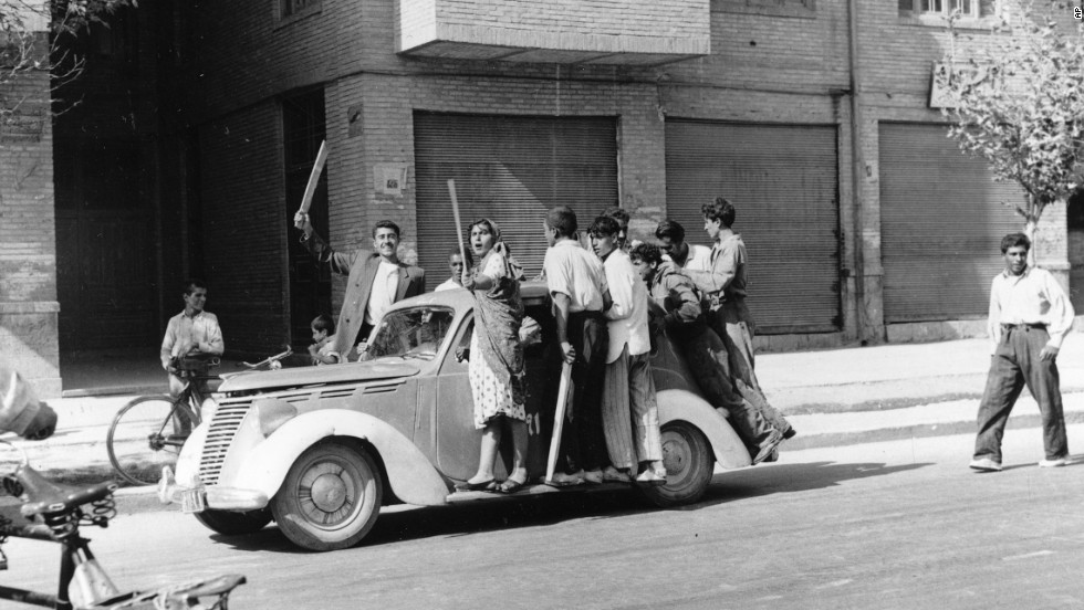 Members of the Iranian mob who supported the CIA putsch against Mossadegh in 1953 